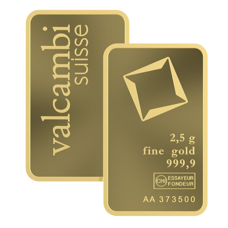 2.5g Valcambi Gold Ounce