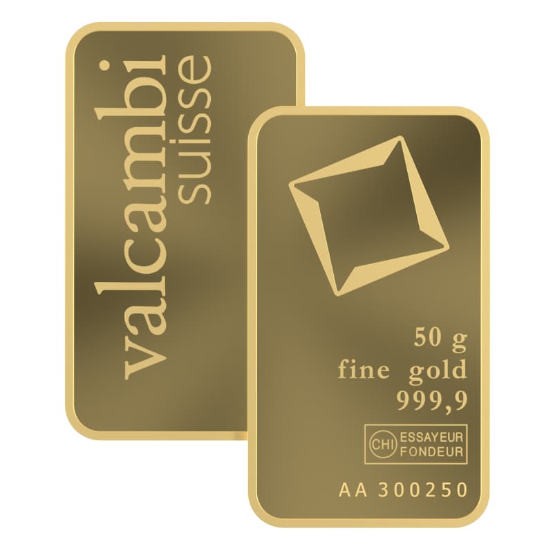 50g Valcambi Gold Ounce