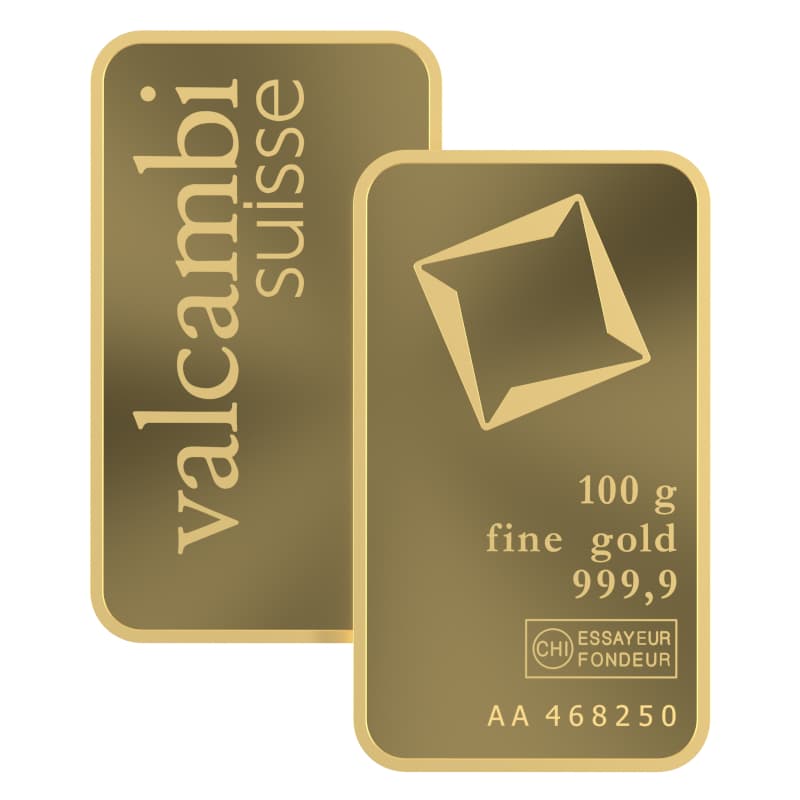 100g Valcambi Gold Ounce