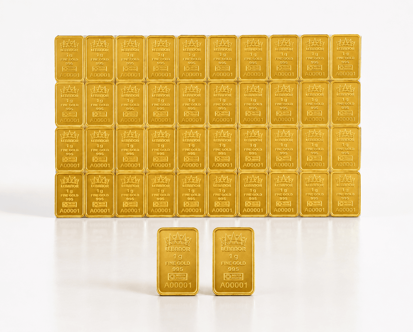 Lebanor Card 50 X 1gr Ounces